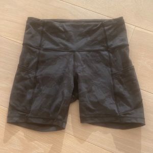 Camo Lululemon shorts